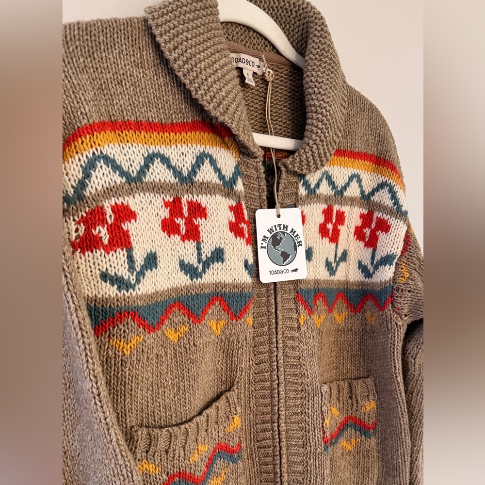 Toad & Co knit sweater NWT! - Picture 6 of 9